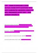 CITP &ndash; EXAM STUDYGUIDE 2 EXAM &lpar;ACTUAL EXAM&rpar; WITH QUESTIONS WITH VERY ELABORATED ANSWERS CORRECTRY WELL ORGANIZED LATEST 2024 &ndash; 2025 ALREADY GRADED A&plus; 