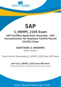SAP C_HRHPC_2105 Dumps - Prepare Yourself For C_HRHPC_2105 Exam