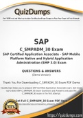 C_SMPADM_30 Dumps - Way To Success In Real SAP C_SMPADM_30 Exam