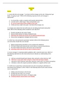 ATI Leadership Proctored Exam &lpar;2019&comma; &sol;2020&sol; 2021&rpar; Study Guide