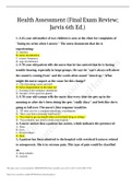 Jarvis Final Exam.docx correct questions and answers