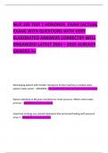 NUR 185 TEST 1 HONDROS  EXAM &lpar;ACTUAL EXAM&rpar; WITH QUESTIONS WITH VERY ELABORATED ANSWERS CORRECTRY WELL ORGANIZED LATEST 2024 &ndash; 2025 ALREADY GRADED A&plus;   