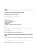 VSR EXAM QUESTIONS AND ANSWERS 2024&sol;2025&lpar; A&plus; GRADED 100&percnt; VERIFIED&rpar;&period;