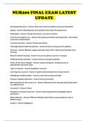 NUR200 PACKAGED EXAMS  LATEST UPDATE  