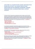 ATLS PRE TEST EXAM STUDY GUIDE AND PRACTICE EXAM 2024&sol;2025 &vert; ACCURATE REAL EXAM QUESTIONS WITH VERIFIED ANSWERS &vert; EXPERT VERIFIED FOR A GUARANTEED PASS &vert; LATEST UPDATE