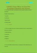 USNSCC PO2 Exam Questions and Answers