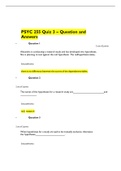 Exam (elaborations) PSYC 255 Quiz 3 Test Bank (3 Vs) – Question and Answers; Latest Verified Grades, Liberty University.