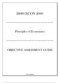 &lpar;WGU D089&rpar; ECON 2000 - Principles of Economics - OA Guide 2024-2025