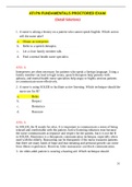 ATI FUNDAMENTALS PROCTORED EXAM &lpar;25 LATEST VERSIONS&rpar; &sol; FUNDAMENTALS ATI PROCTORED EXAM &lpar;25 LATEST VERSIONS&rpar; &colon;LATEST 2021