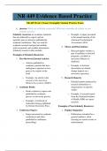 NR 449 Week 1 Exam&colon; Examplify Student Practice Exam