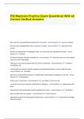 PSI Manicure Practice Exam Questions&rpar; With all Correct Verified Answers&period;