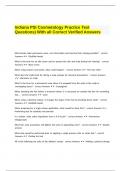 Indiana PSI Cosmetology Practice Test Questions&rpar; With all Correct Verified Answers&period;
