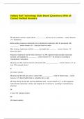 Indiana Nail Technology State Board &lpar;Questions&rpar; With all Correct Verified Answers&period;