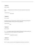 BUSI 604 Test 1 Questions and Answers (Latest Graded A) Liberty University