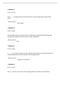 BUSI 604 Test 1 Questions and Answers &lpar;Latest Graded A&rpar; Liberty University