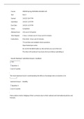 BUSI 604 Test 2 Questions and Answers (Latest Graded A) Liberty University