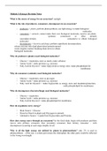 Summary Unit/Modules 5-8 AQA AS/A level Biology (Year 2)