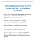 ILLINOIS DECA STATE OFFICER TEST TEST ACTUAL  EXAM NEWEST VERSION 2024-2025   ACTUAL  90   QUESTION AND CORRECT DETAILED ANSWERS  RATED A GRADE&period;