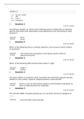 SOWK 260 EXAM 2 a well organized exam questions and answers practice exam solution 