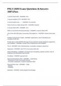 PALS 2020 Exam Questions &Answers  100&percnt;Pass
