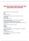 INDIANA NAIL TECHNOLOGY STATE BOARD QUESTIONS AND ANSWERS