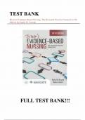 Brown&rsquo;s Evidence-Based Nursing&colon; The Research&ndash;Practice Connection &lpar;5th Edition&rpar; &ndash; Emily W&period; Nowak &ndash; Complete Test Bank &lpar;All Chapters&rpar;