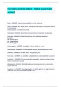 Heredity and Genetics - C652 exam fully solved
