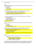 NURSING NU231/NUR2/ N1 Final Exam Study Guide GRADED A+