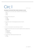 Circulatie I | week 4 | 56 oefenvragen met antwoorden