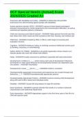 DCF Special Needs &lpar;Actual&rpar; Exam 2024&sol;2025 Graded A&plus;