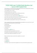 NURS 3100 Exam 3 Verified Study Questions And Answers 2024 Updated Tests