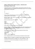 ONCC PRACTICE TESTS &lpar;OCN - ONCOLOGY NURSING PRACTICE&rpar;