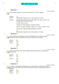 ABA 603 Week 4 Test- Questions and Answers&sol;National University College