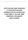 Test Bank for Clinical Nursing Skills A Concept-Based Approach Volume III 3rd Edition by Barbara Callahan