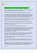 Anatomy and Physiology Chapter 3