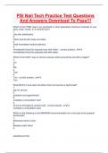 PSI Nail Tech Practice Test Questions And Answers Download To Pass&excl;&excl;&excl;