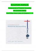 Solution Manual For Fundamentals of Financial Accounting&comma; 6th Edition by Fred Phillips&comma; Robert Libby&comma; Verified Chapters 1 - 13&comma; Complete Newest Version