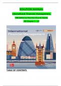 Solution Manual for International Financial Management&comma; 10th Edition&comma; 2024 By Cheol Eun&comma; Bruce G&period; Resnick&comma; Verified Chapters 1 - 21&comma; Complete Newest Version