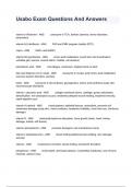 Usabo Exam Questions And Answers