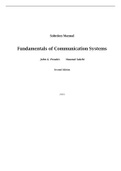 Fundamentals Of Communication Systems Solution Manual Proakis J.G., Salehi M. 