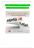 TEST BANK For Strategic Management&comma; 6th Edition 2024 By Rothaermel Frank&comma; Verified Chapters 1 - 12&comma; Complete Newest Version