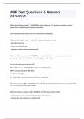 ABP Test Questions & Answers 2024&sol;2025