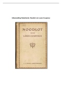 Nederlands uiteenzetting&colon; Noodlot van Louis Couperus