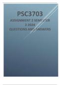 PSC3703 Assignment 2 &lpar;ESSAY&rpar; Semester 2 2024