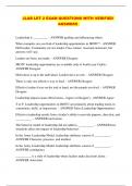  JLAB BUNDLED EXAMS WITH ALL QUESTIONS AND 100&percnt; VERIFIED ANSWERS