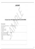  AC Express Exam A With Questions And 100&percnt; ALL SURE ANSWERS