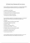ATI Nursing Care of Children Practice Exam &num;1 Questions with Correct Answers