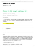 NUR 336 Chapter 48: Skin Integrity and Wound Care | Nursing Test Banks | Already Graded A+