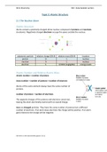 IB Chemistry Unit 2 Atomic structure summary notes SL