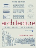Francis D.K Ching Architecture (Form, Space, Order 3rd Edition)